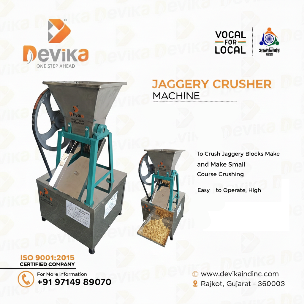 Jaggery Crusher Machine
