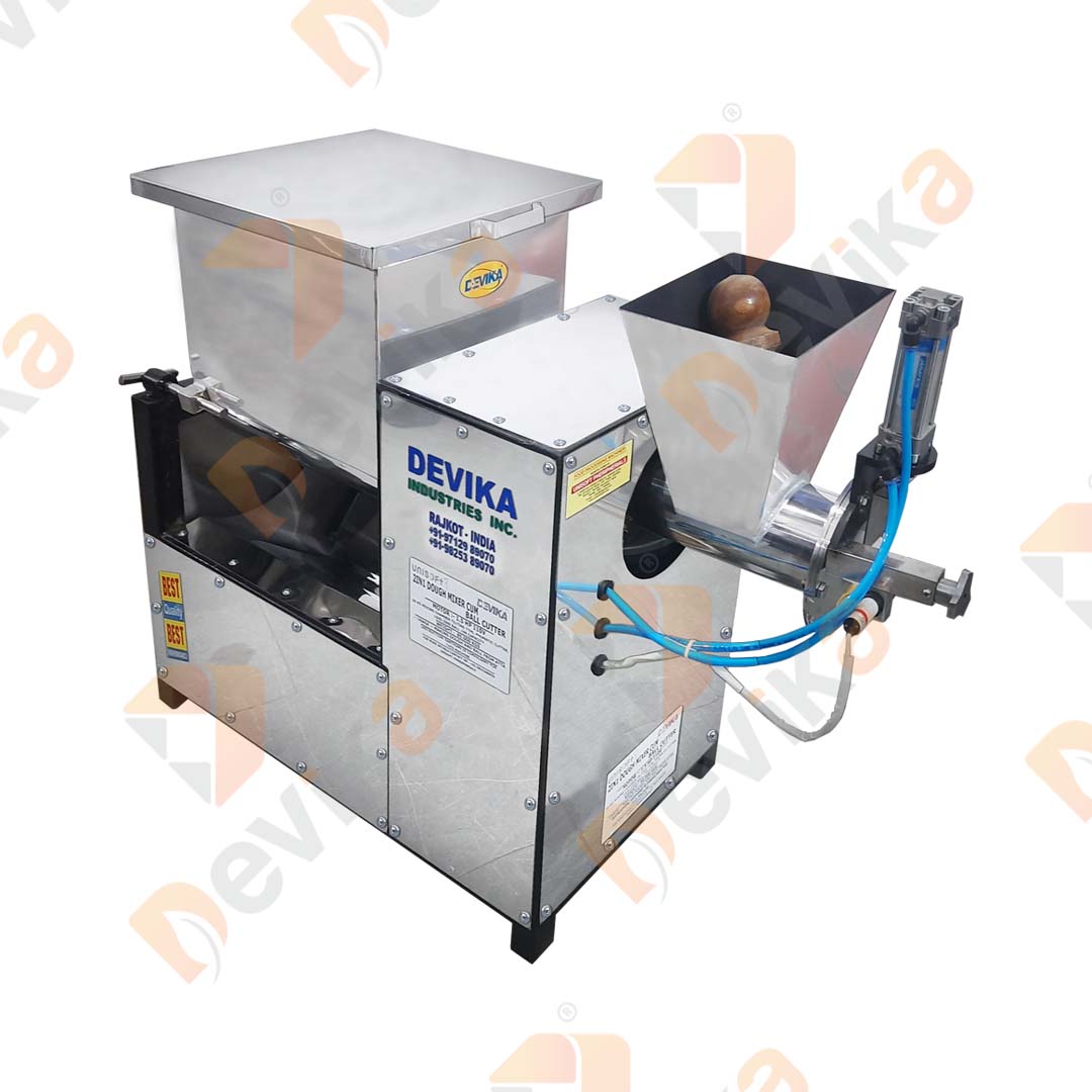 DOUGH BALL MACHINE SINGAL VARAM TYPE WITH 10KG DOUGH KNEADING MACHINE (5 GRM TO 80 GRM SIZE) (BOWL SIZE 2 TO 3 KG)